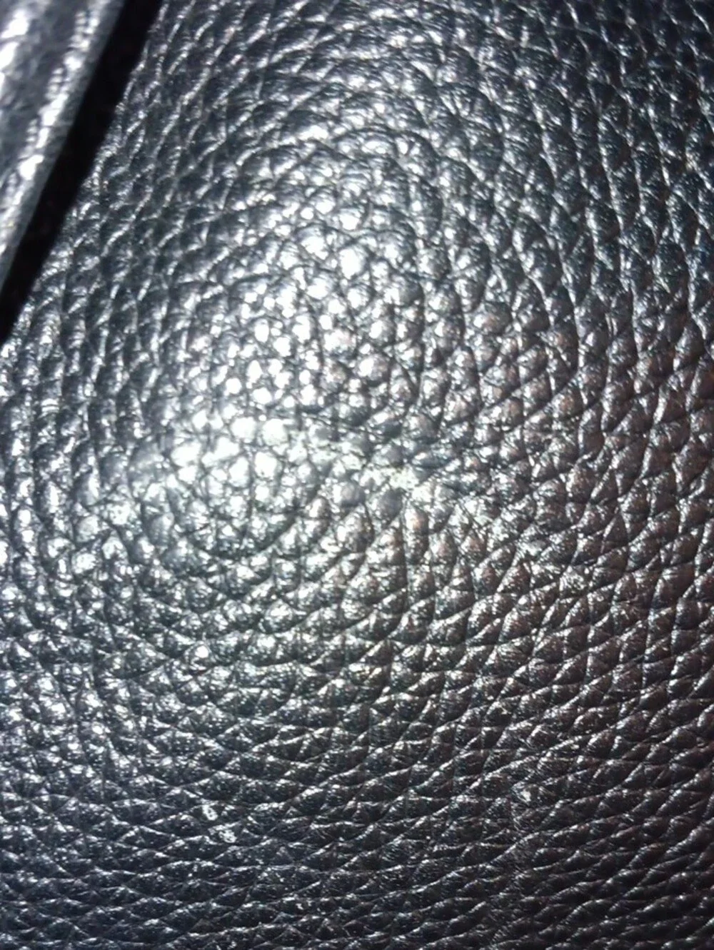 kate spade Black Pebbled Leather Drawstring Backpack